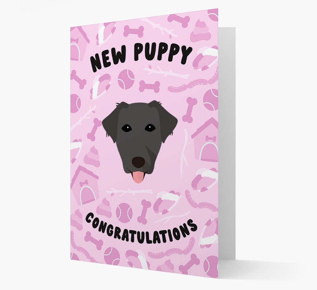 New Puppy, Congratulations: Personalized {breedFullName} Card