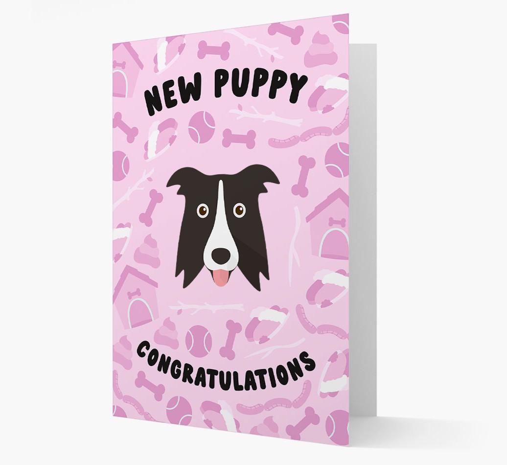 New Puppy, Congratulations: Personalized {breedFullName} Card