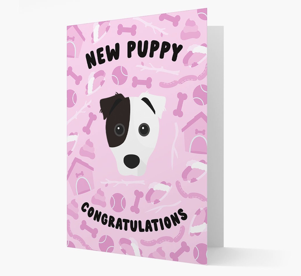 New Puppy, Congratulations: Personalized {breedFullName} Card