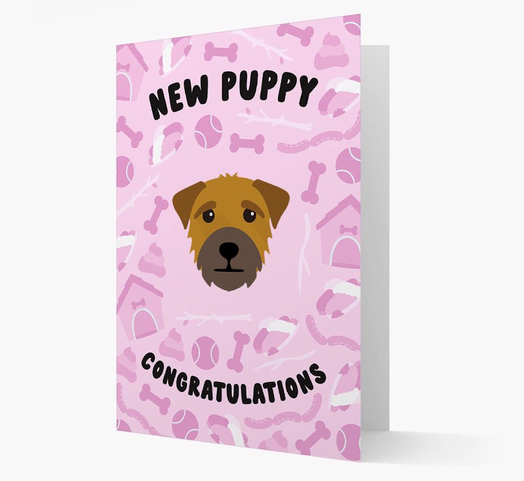 New Puppy, Congratulations: Personalized {breedFullName} Card
