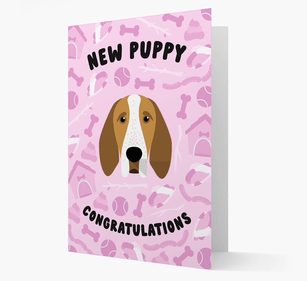 New Puppy, Congratulations: Personalized {breedFullName} Card