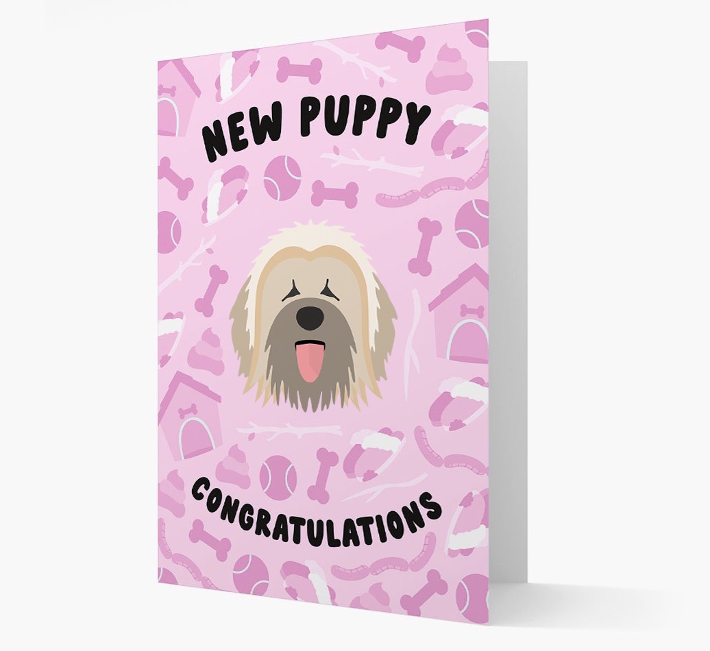 New Puppy, Congratulations: Personalized {breedFullName} Card