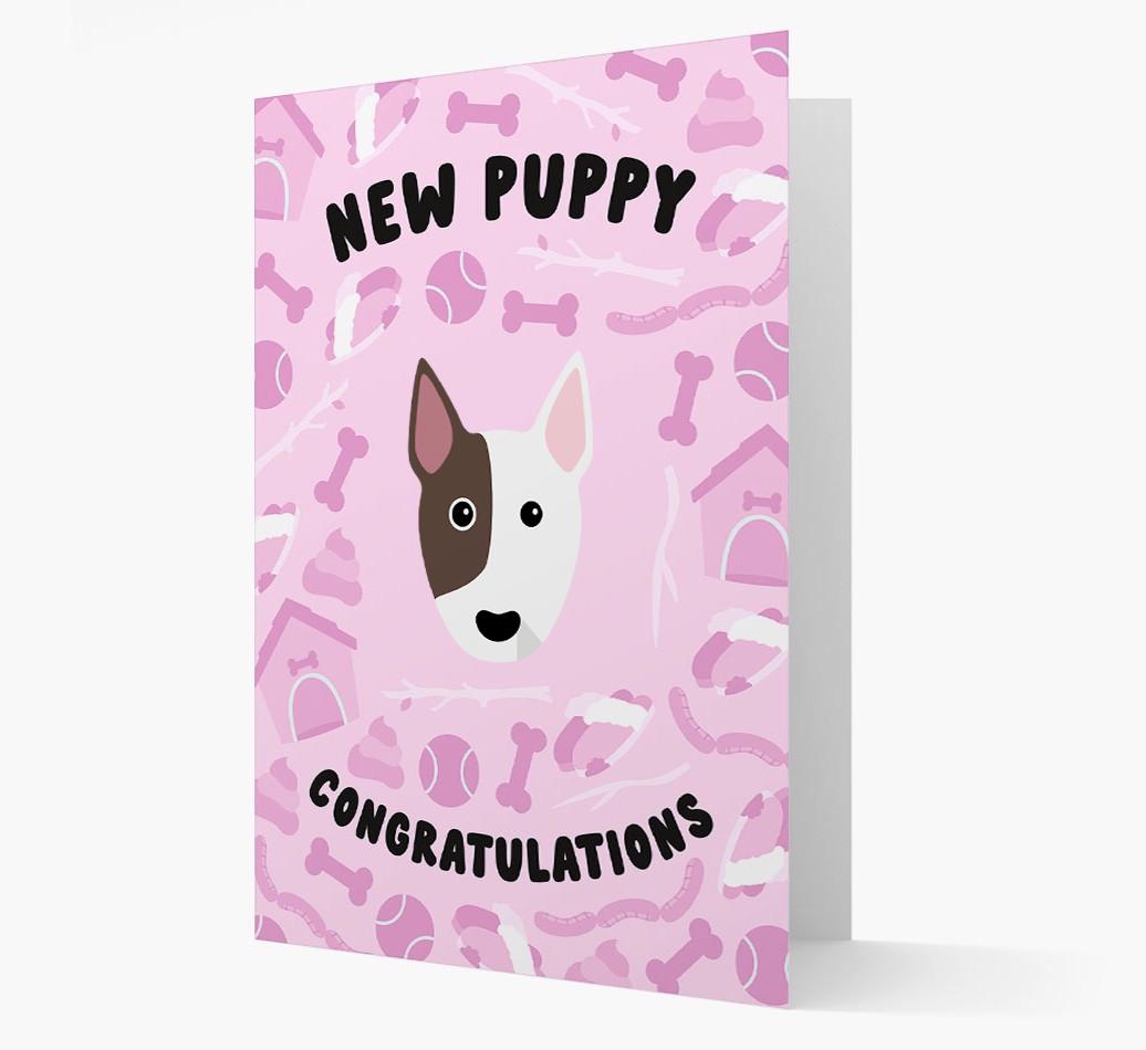 New Puppy, Congratulations: Personalized {breedFullName} Card
