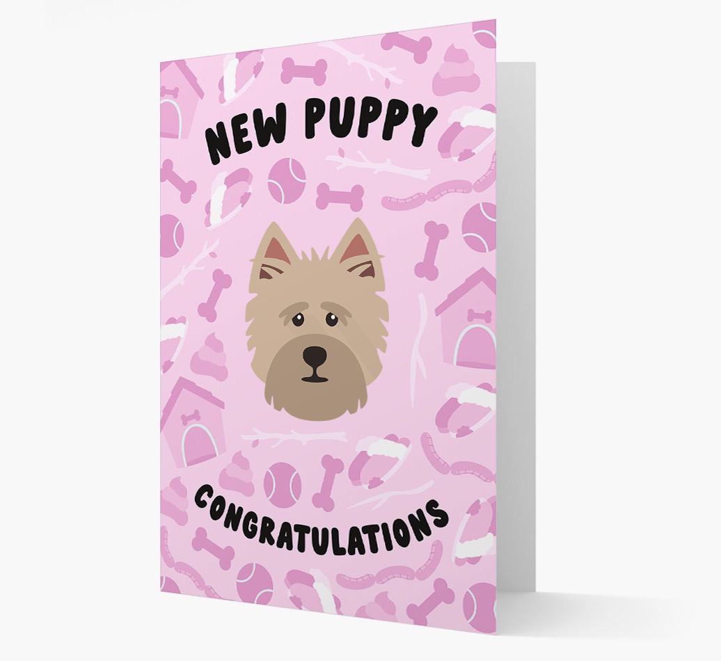 New Puppy, Congratulations: Personalized {breedFullName} Card