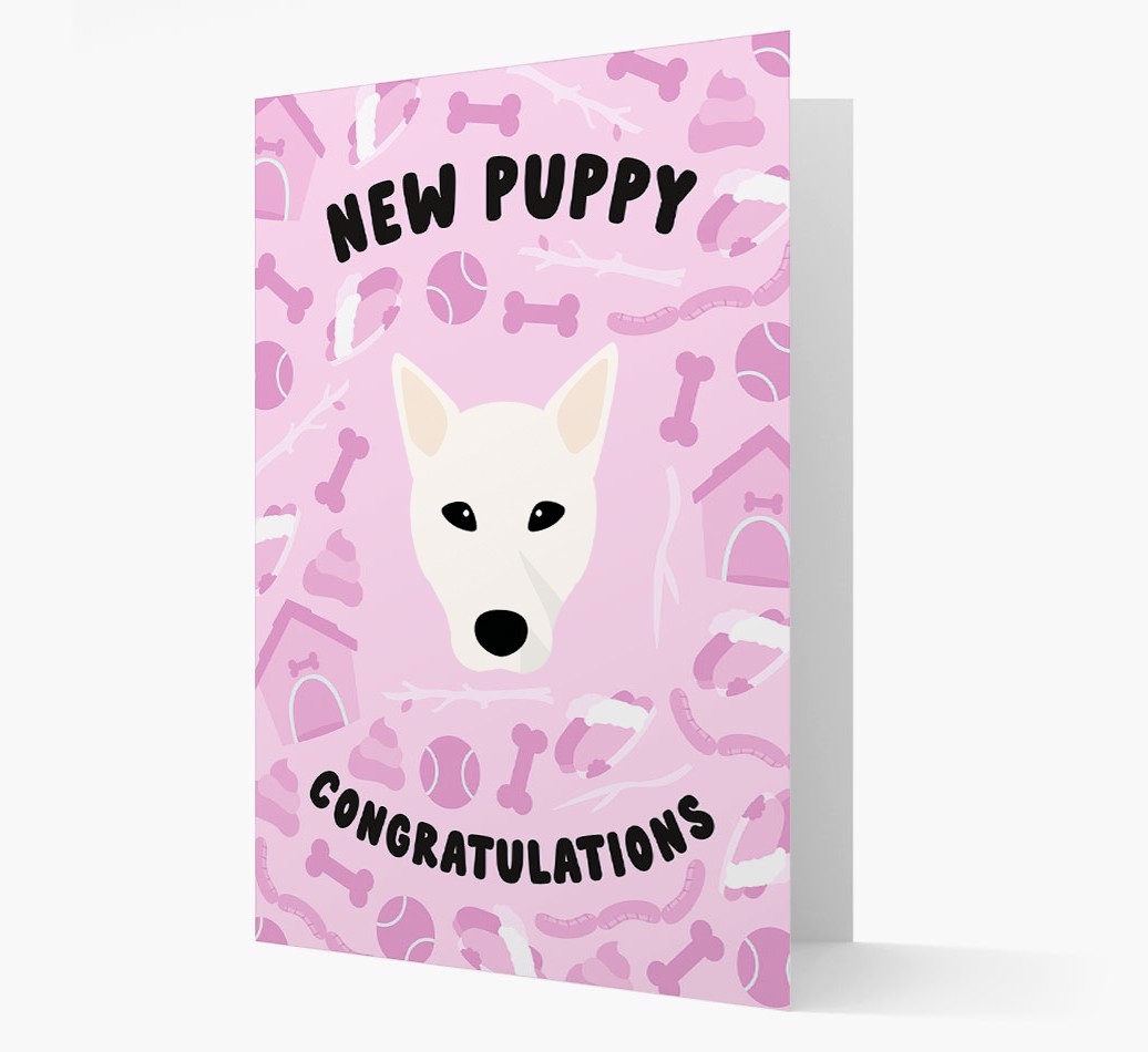 New Puppy, Congratulations: Personalized {breedFullName} Card