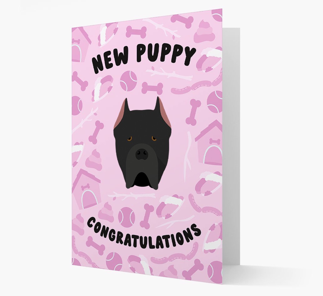 New Puppy, Congratulations: Personalized {breedFullName} Card