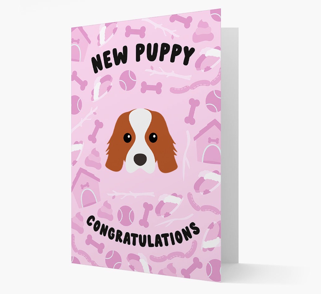 New Puppy, Congratulations: Personalized {breedFullName} Card
