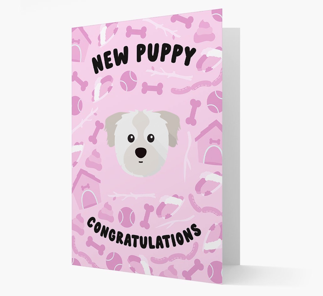 New Puppy, Congratulations: Personalized {breedFullName} Card