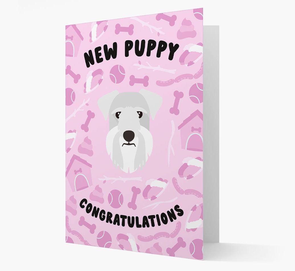 New Puppy, Congratulations: Personalized {breedFullName} Card