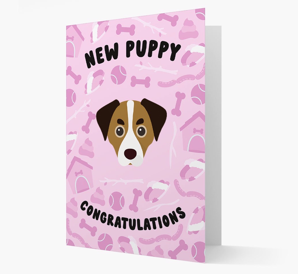 New Puppy, Congratulations: Personalized {breedFullName} Card