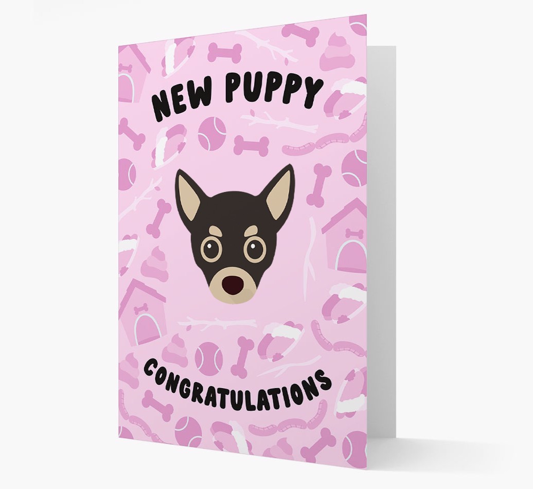 New Puppy, Congratulations: Personalized {breedFullName} Card
