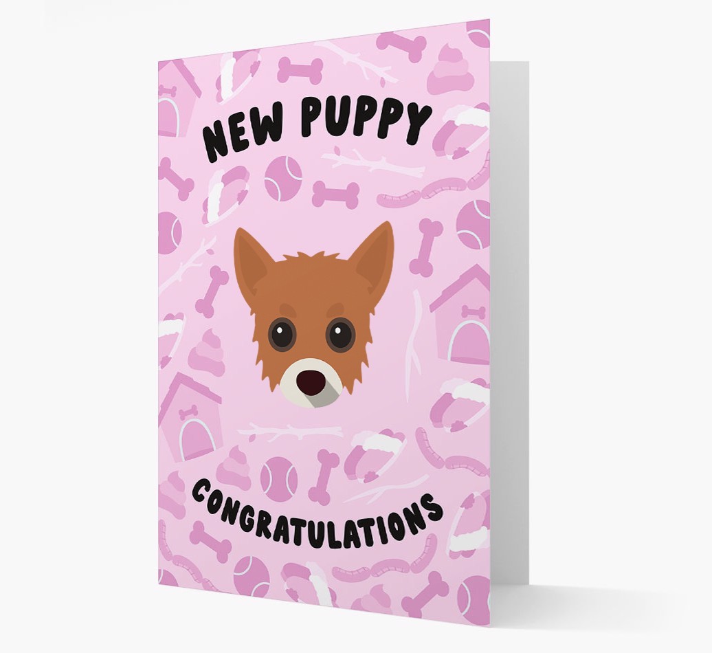 New Puppy, Congratulations: Personalized {breedFullName} Card