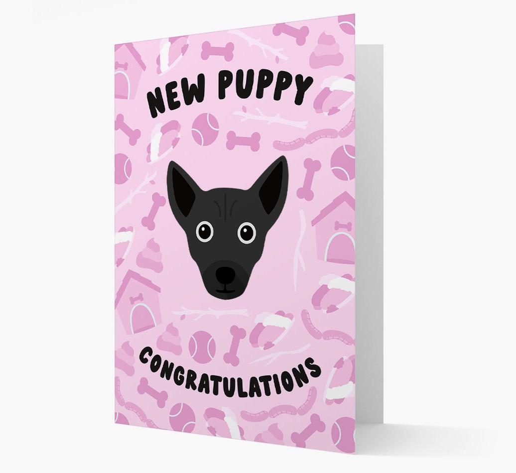 New Puppy, Congratulations: Personalized {breedFullName} Card