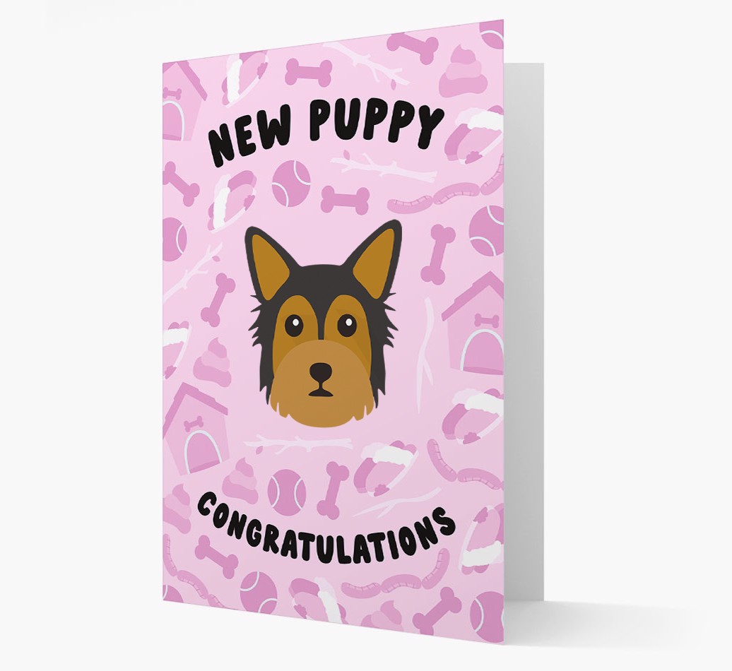 New Puppy, Congratulations: Personalized {breedFullName} Card