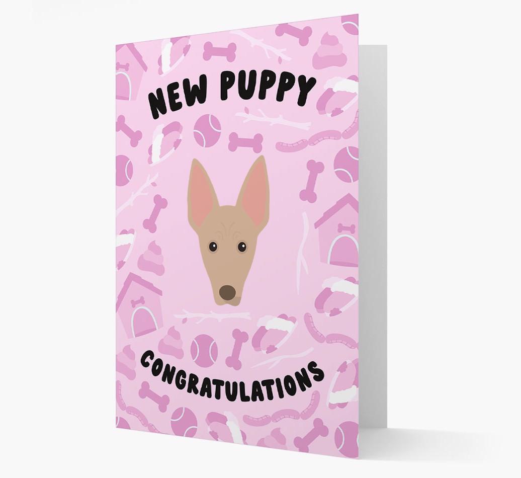 New Puppy, Congratulations: Personalized {breedFullName} Card