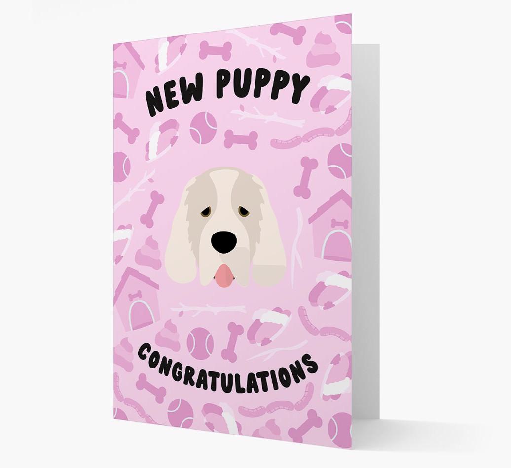 New Puppy, Congratulations: Personalized {breedFullName} Card
