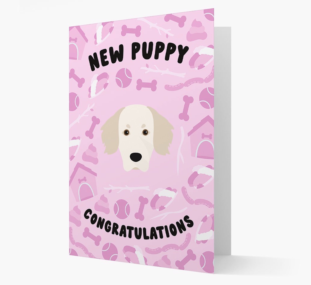 New Puppy, Congratulations: Personalized {breedFullName} Card