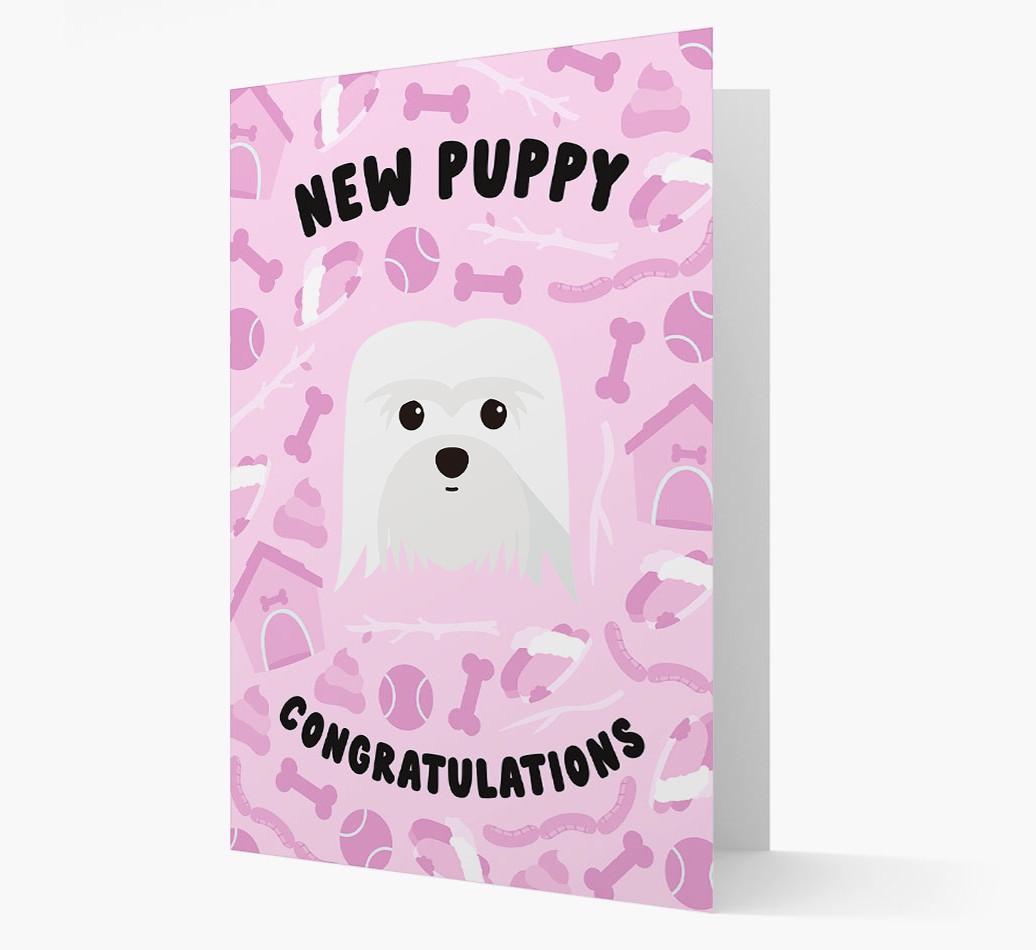 New Puppy, Congratulations: Personalized {breedFullName} Card