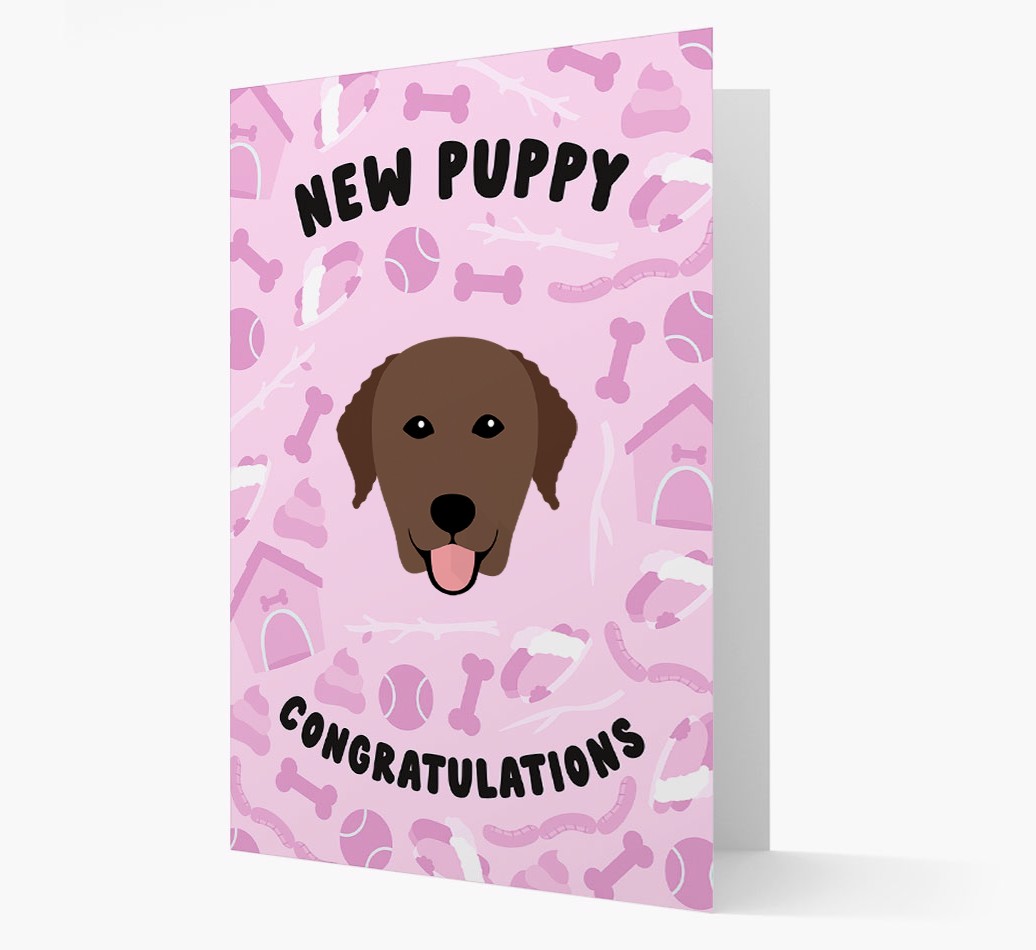 New Puppy, Congratulations: Personalized {breedFullName} Card