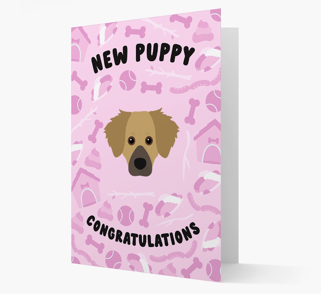 New Puppy, Congratulations: Personalized {breedFullName} Card