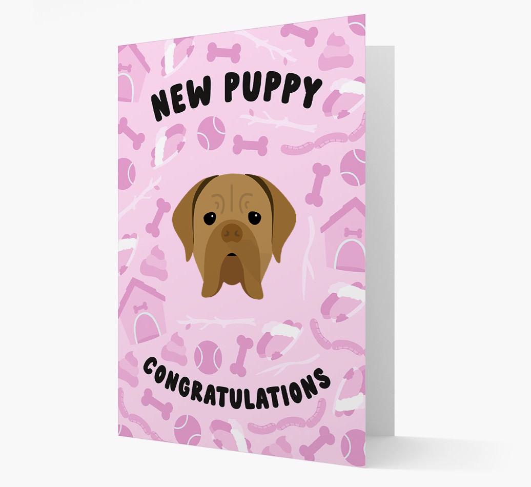 New Puppy, Congratulations: Personalized {breedFullName} Card
