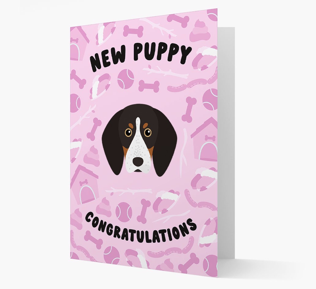 New Puppy, Congratulations: Personalized {breedFullName} Card