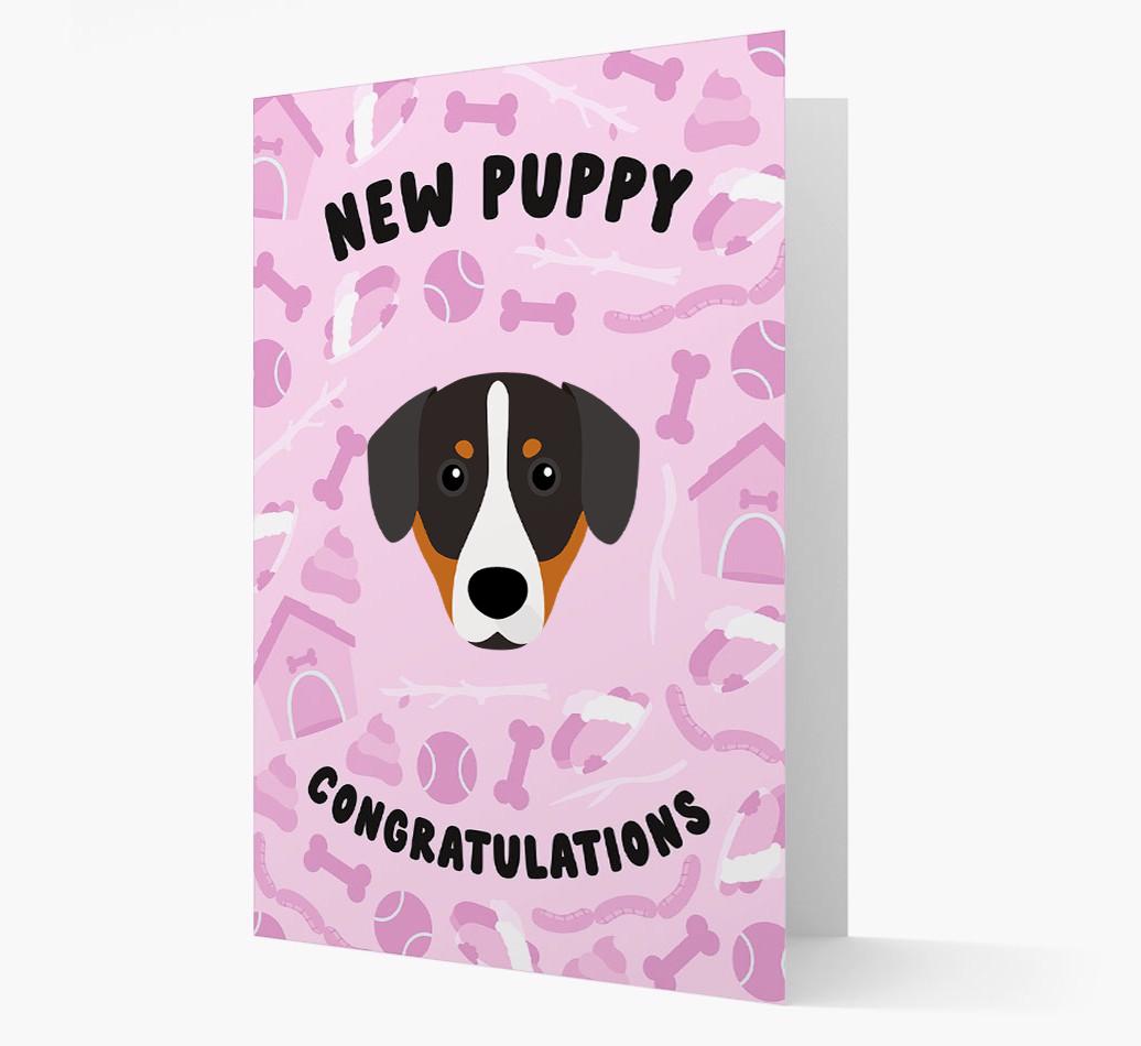 New Puppy, Congratulations: Personalized {breedFullName} Card