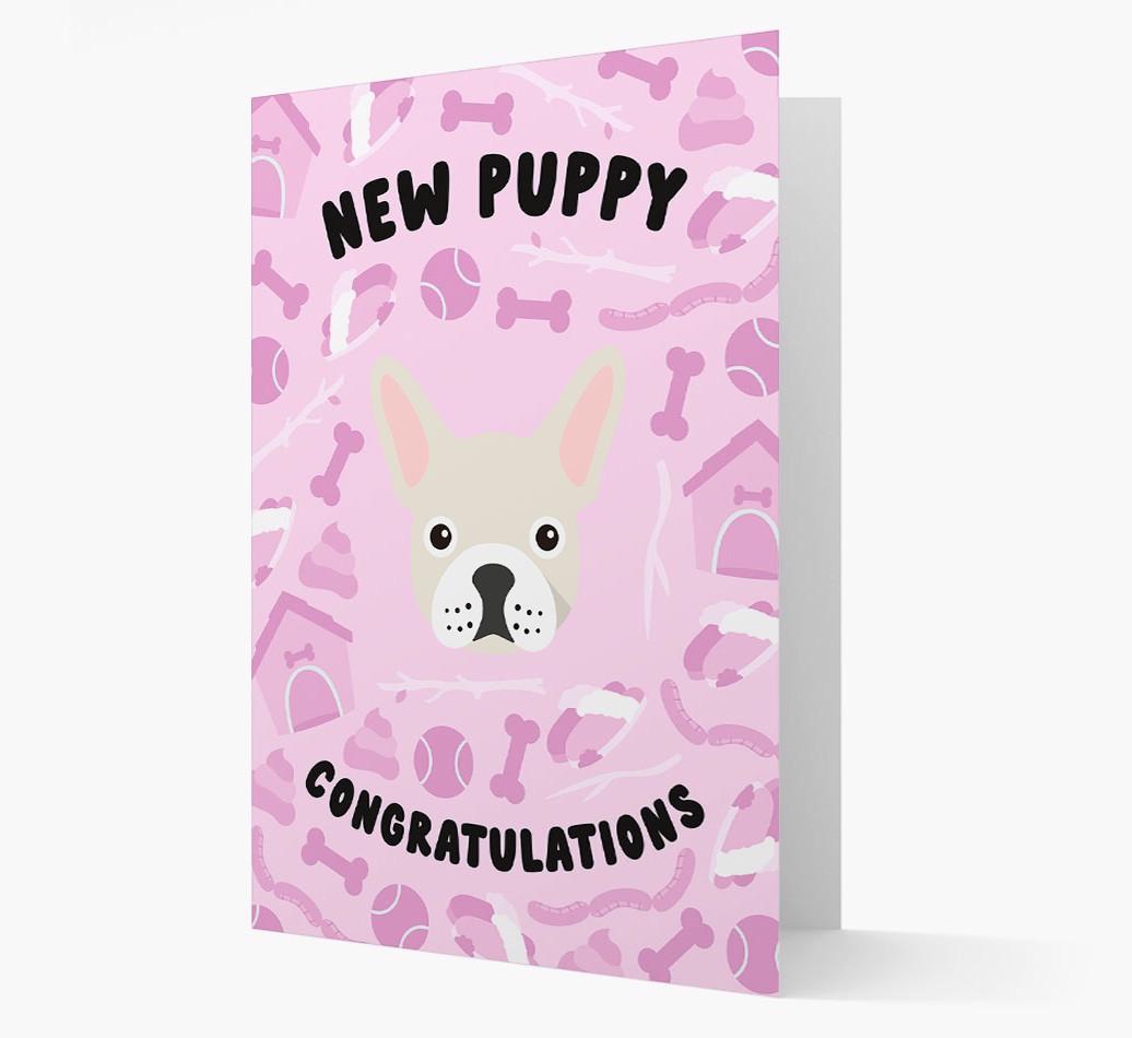 New Puppy, Congratulations: Personalized {breedFullName} Card