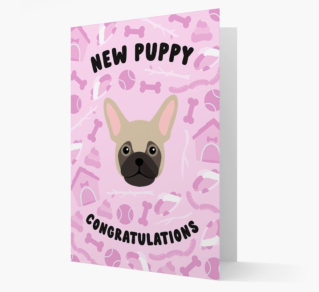 New Puppy, Congratulations: Personalized {breedFullName} Card