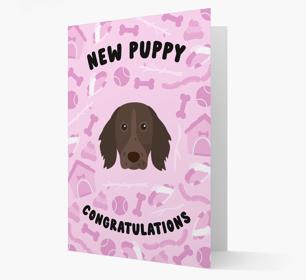 New Puppy, Congratulations: Personalized {breedFullName} Card