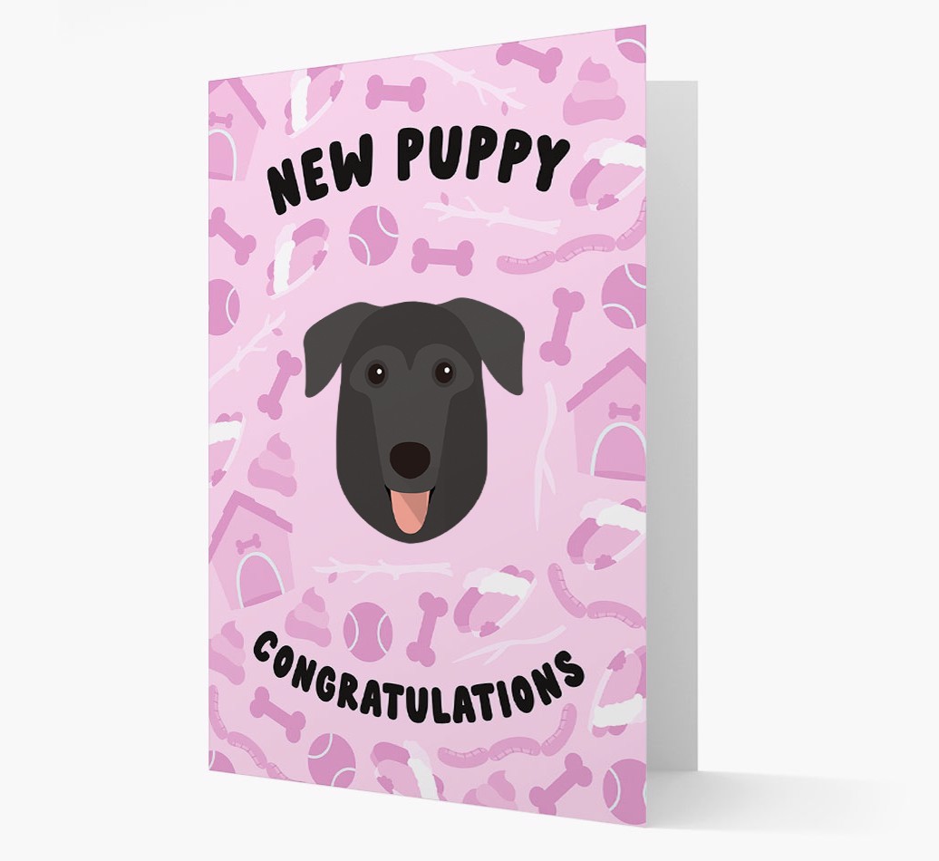 New Puppy, Congratulations: Personalized {breedFullName} Card
