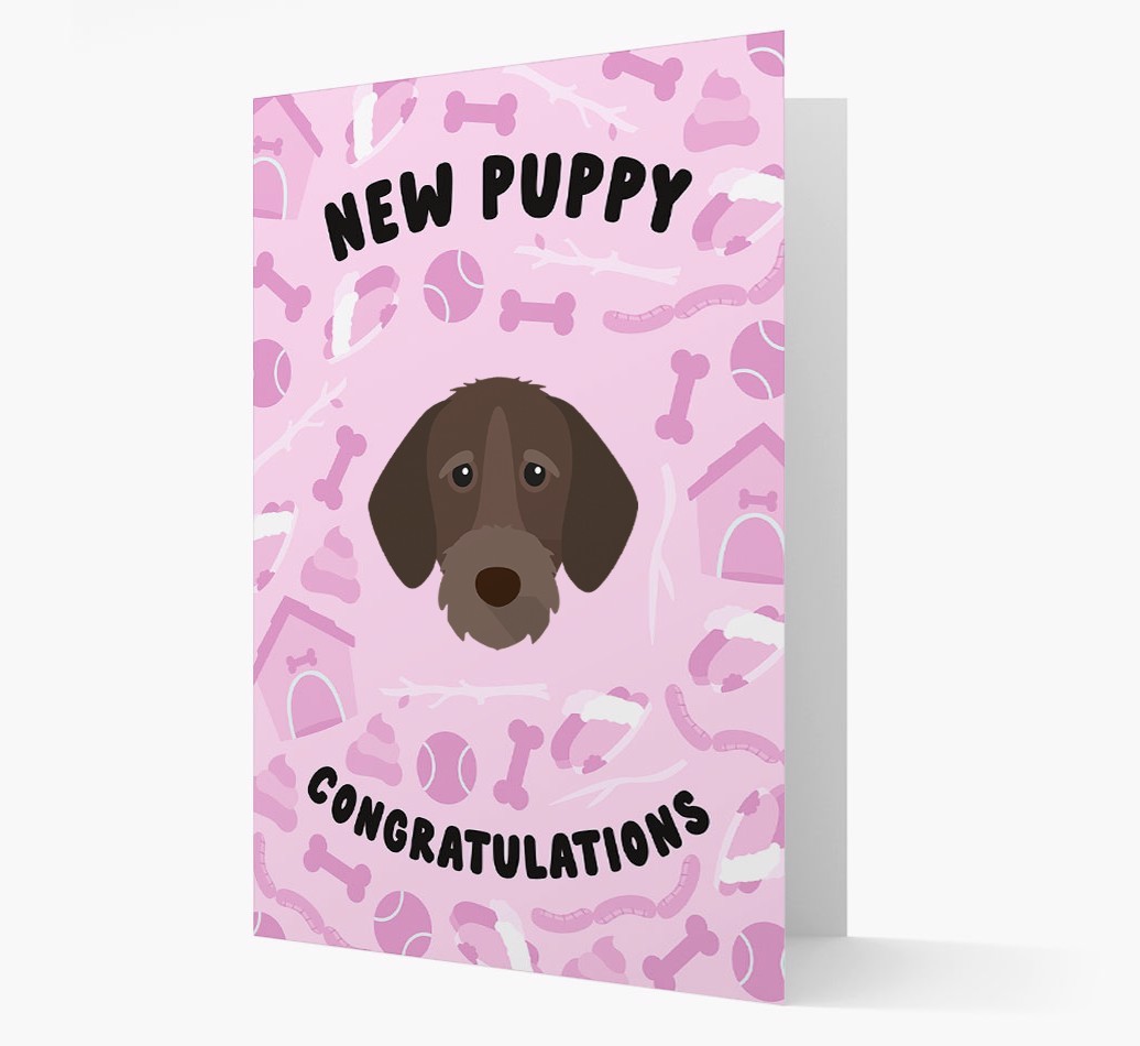 New Puppy, Congratulations: Personalized {breedFullName} Card