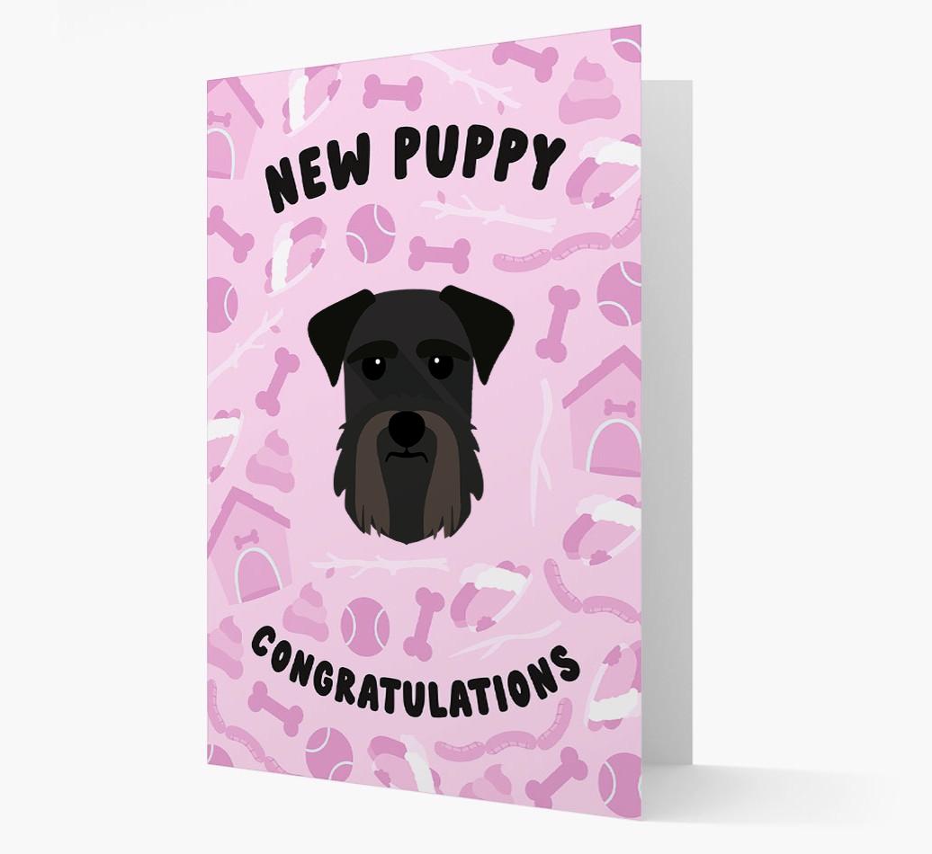 New Puppy, Congratulations: Personalized {breedFullName} Card