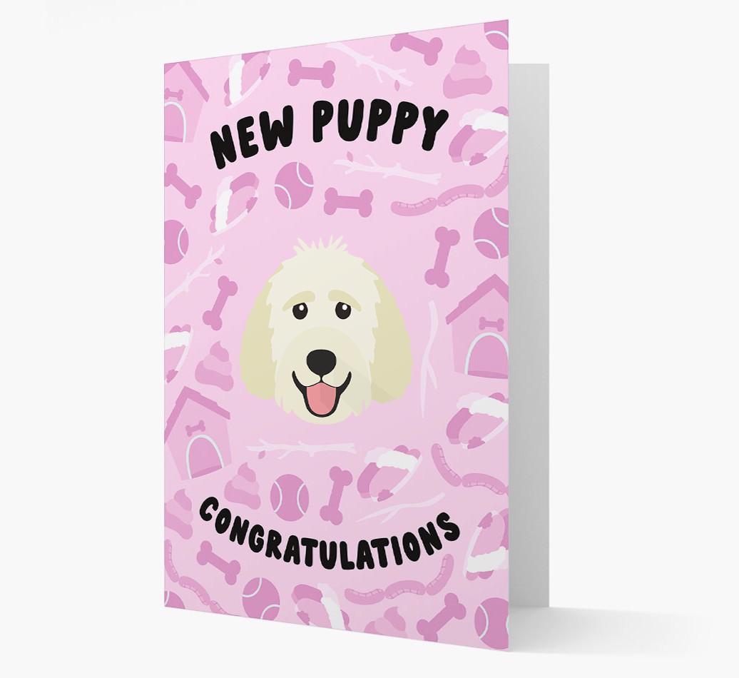 New Puppy, Congratulations: Personalized {breedFullName} Card