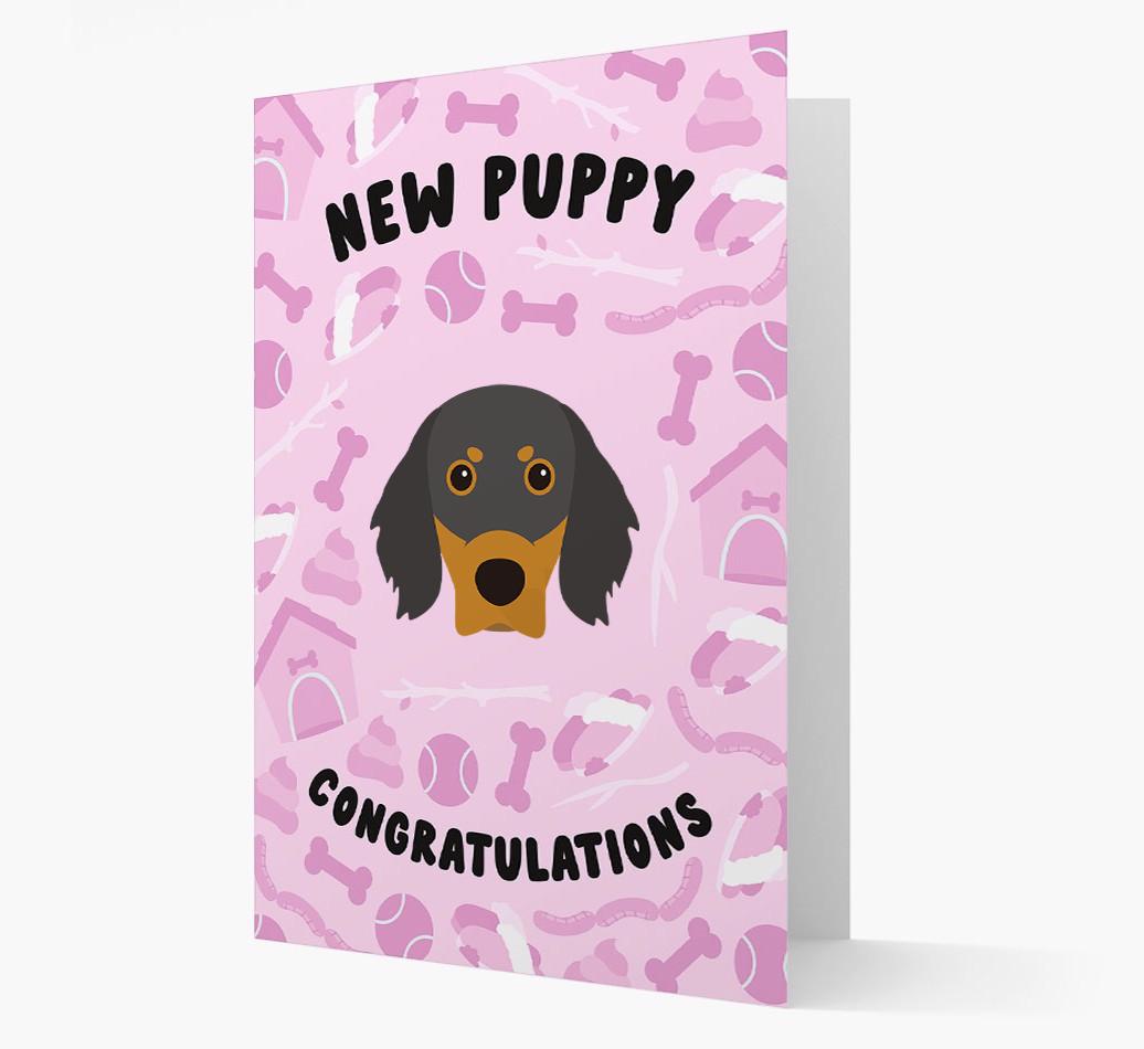 New Puppy, Congratulations: Personalized {breedFullName} Card