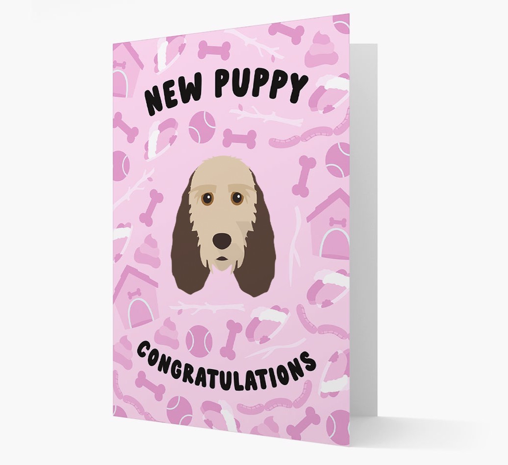 New Puppy, Congratulations: Personalized {breedFullName} Card