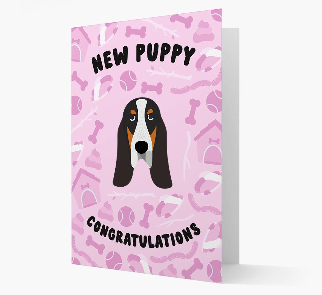 New Puppy, Congratulations: Personalized {breedFullName} Card