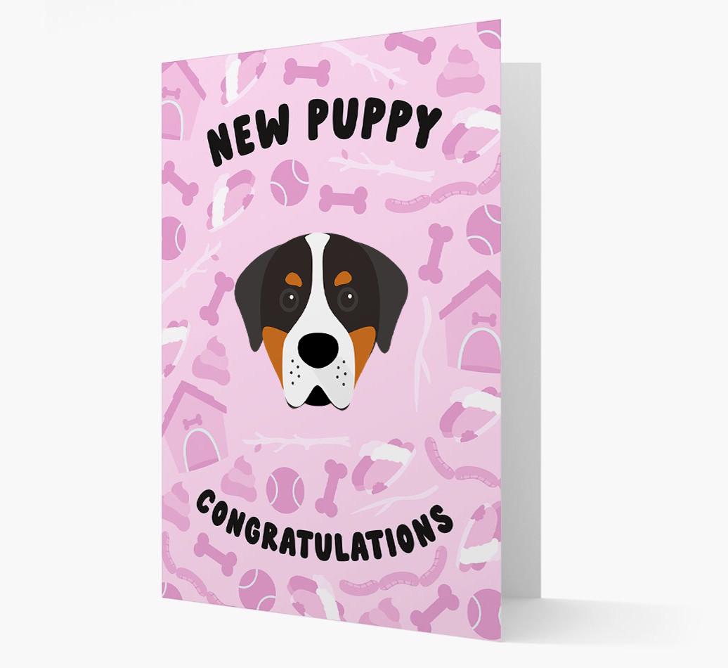 New Puppy, Congratulations: Personalized {breedFullName} Card