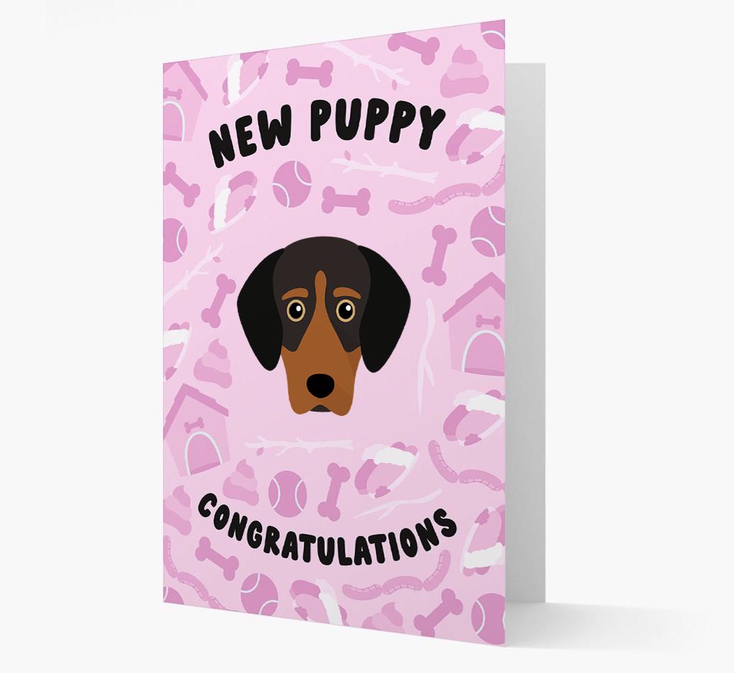 New Puppy, Congratulations: Personalized {breedFullName} Card