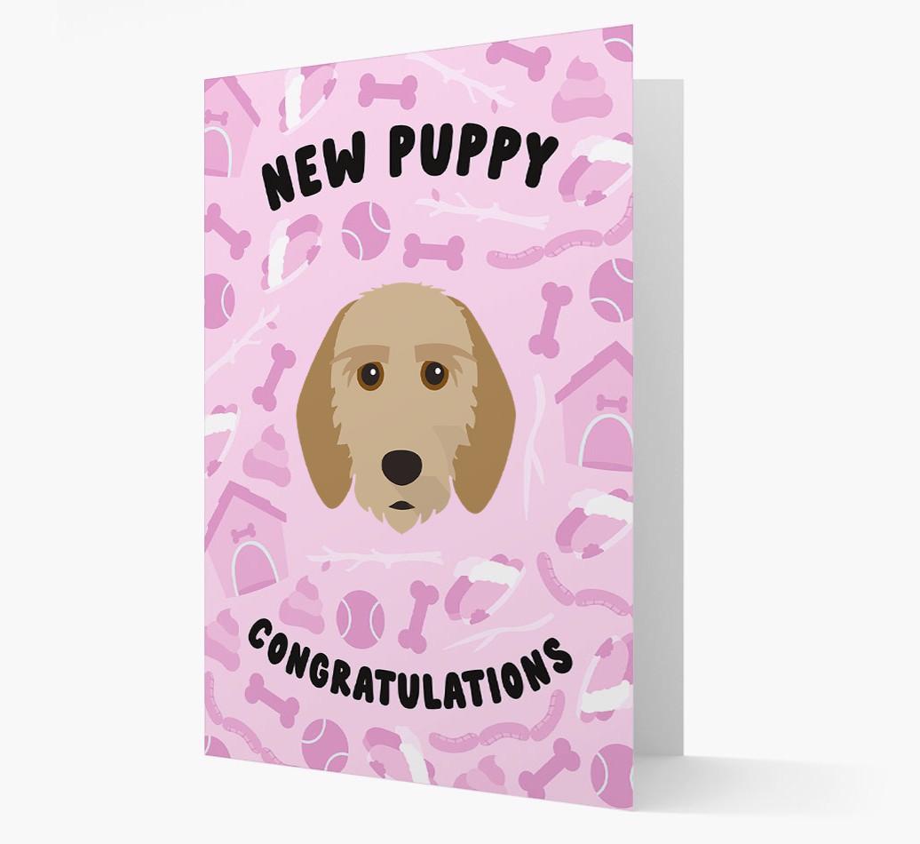 New Puppy, Congratulations: Personalized {breedFullName} Card