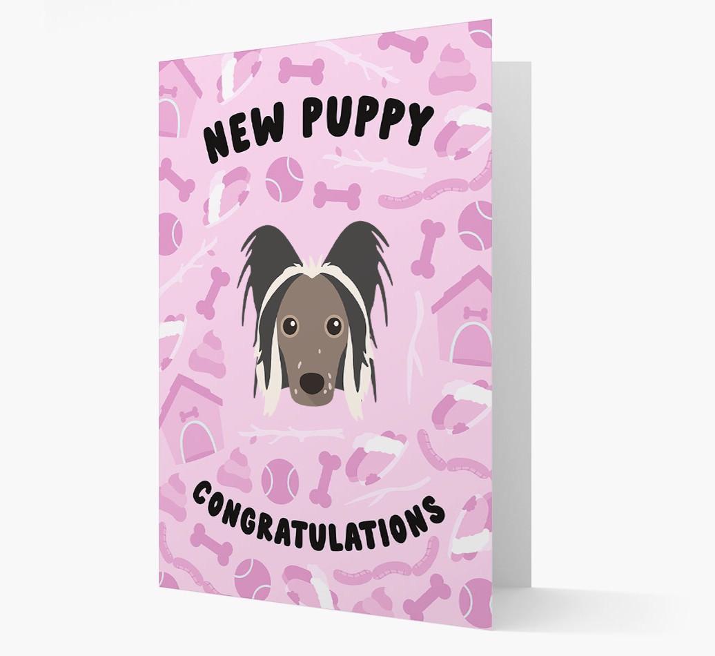 New Puppy, Congratulations: Personalized {breedFullName} Card
