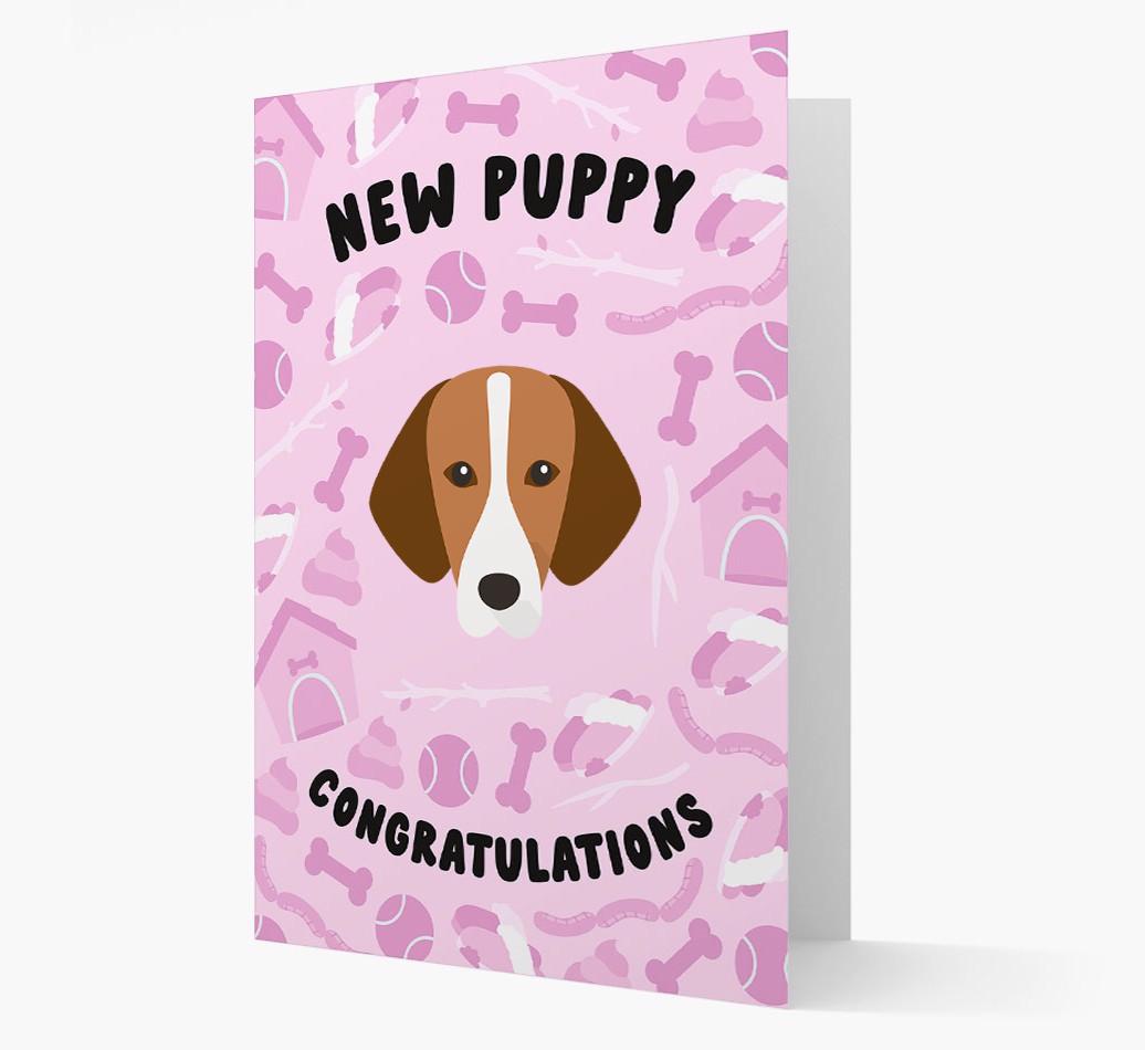 New Puppy, Congratulations: Personalized {breedFullName} Card