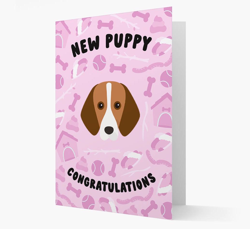 New Puppy, Congratulations: Personalized {breedFullName} Card