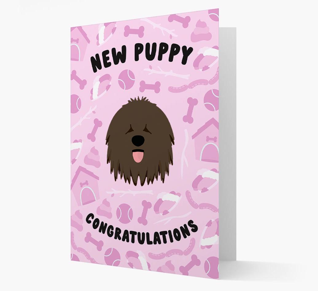 New Puppy, Congratulations: Personalized {breedFullName} Card