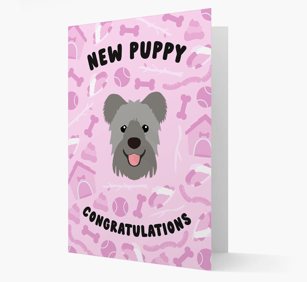 New Puppy, Congratulations: Personalized {breedFullName} Card
