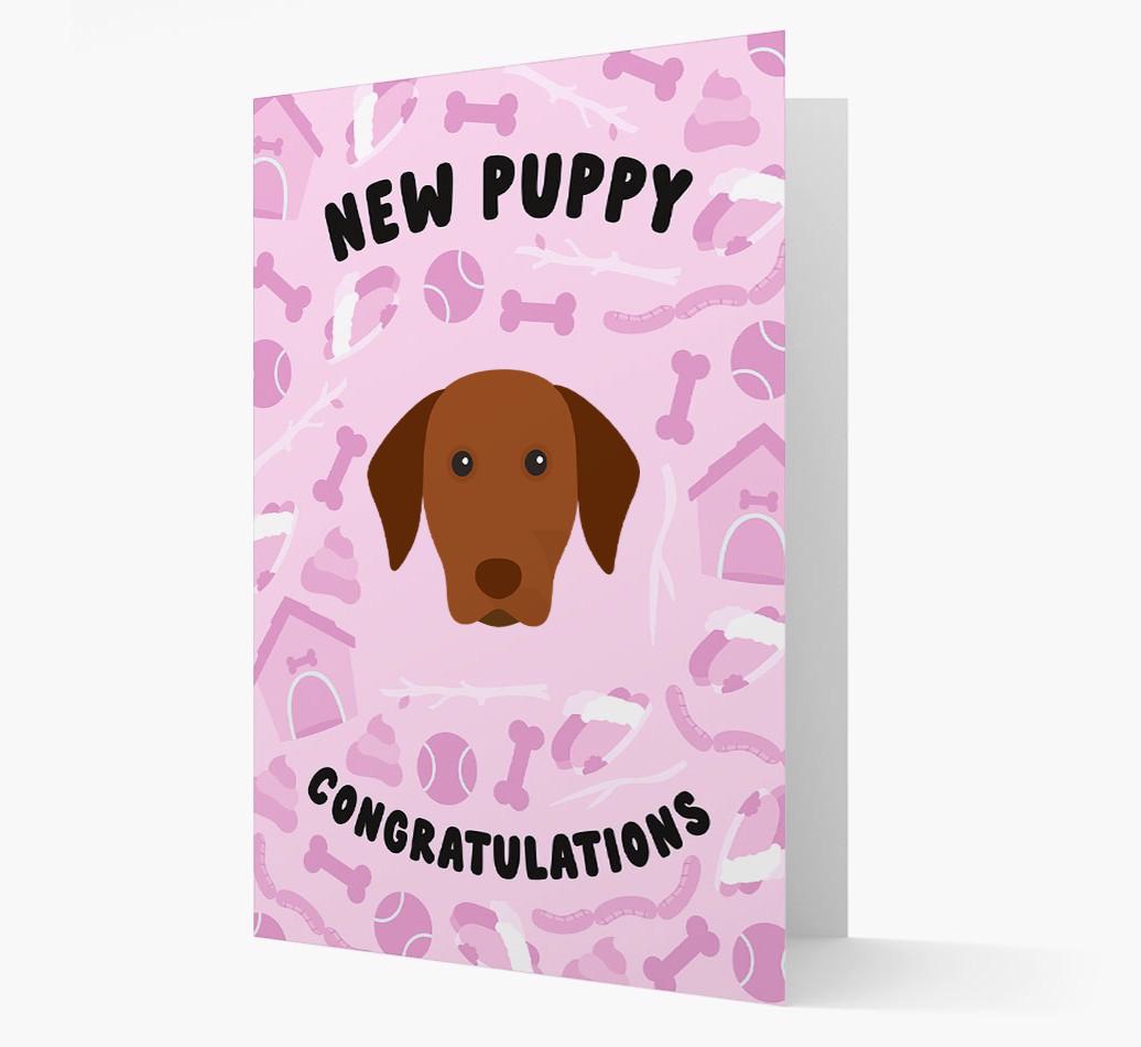 New Puppy, Congratulations: Personalised {breedFullName} Card