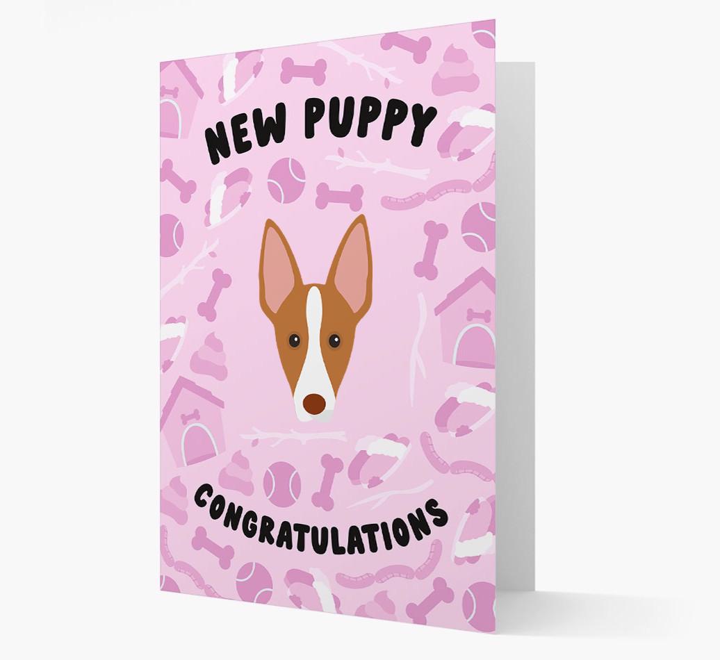 New Puppy, Congratulations: Personalized {breedFullName} Card