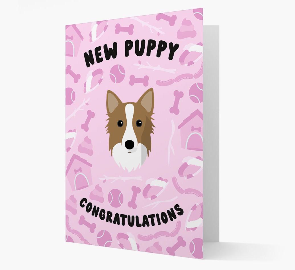 New Puppy, Congratulations: Personalized {breedFullName} Card