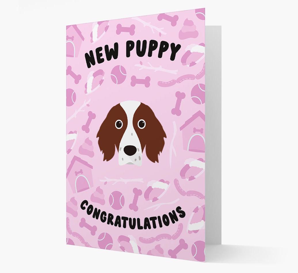 New Puppy, Congratulations: Personalized {breedFullName} Card