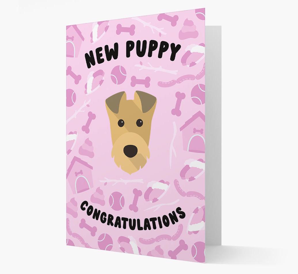 New Puppy, Congratulations: Personalized {breedFullName} Card